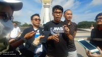 Sekretaris Jenderal Jaringan Media Siber Indonesia (JMSI), Mahmud Marhaba saat diwawancarai awak media. (Foto : Istimewa)